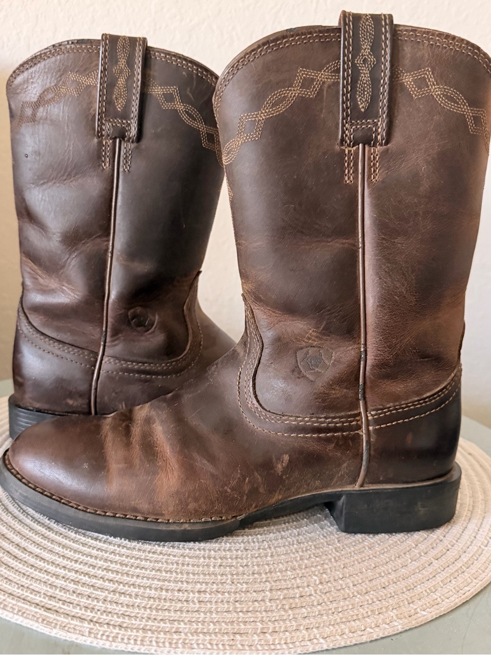 Ariat Heritage Roper Western Boots Brown Leather Women’s 6.5B